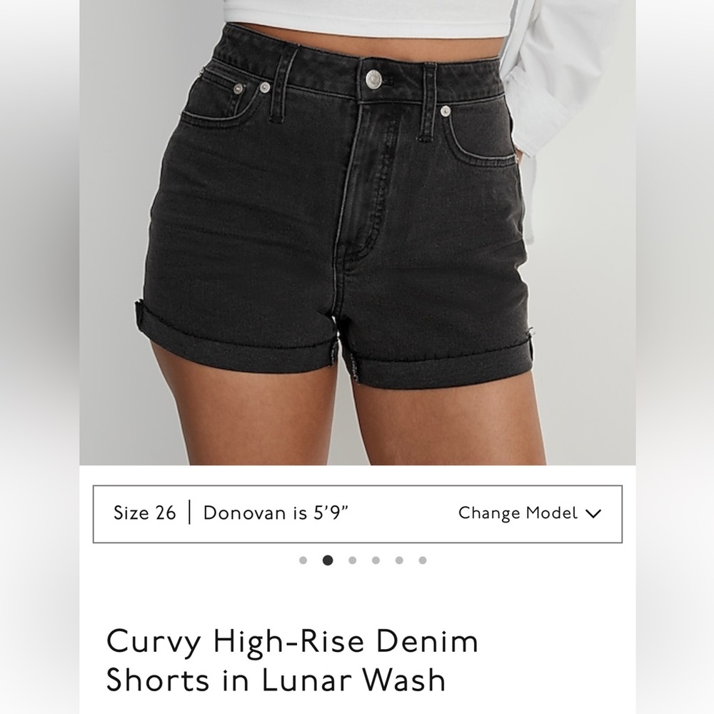 NWT Madewell High Rise Shorts Curvy